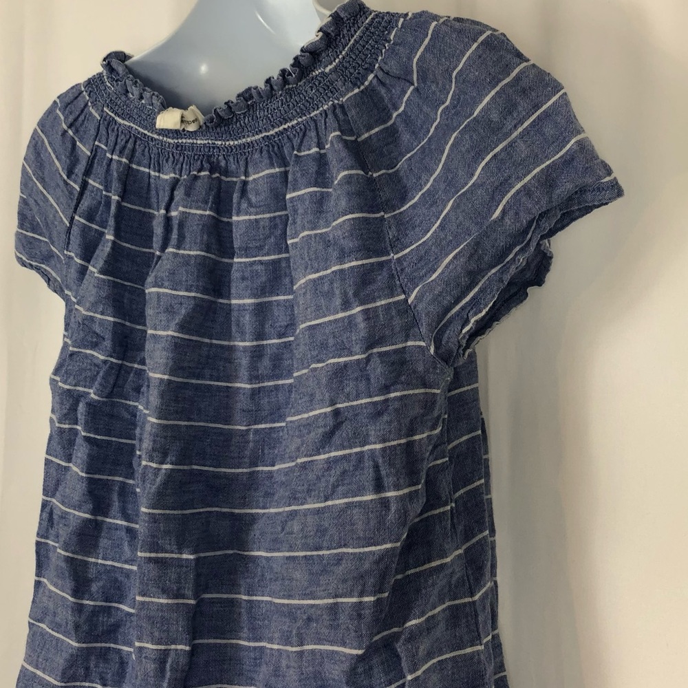 BeachLunchLounge Line/Cotton short sleeve top S - Picture 11 of 14